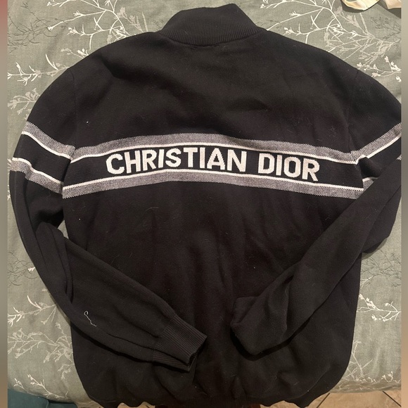 Christian Dior full zip sweater